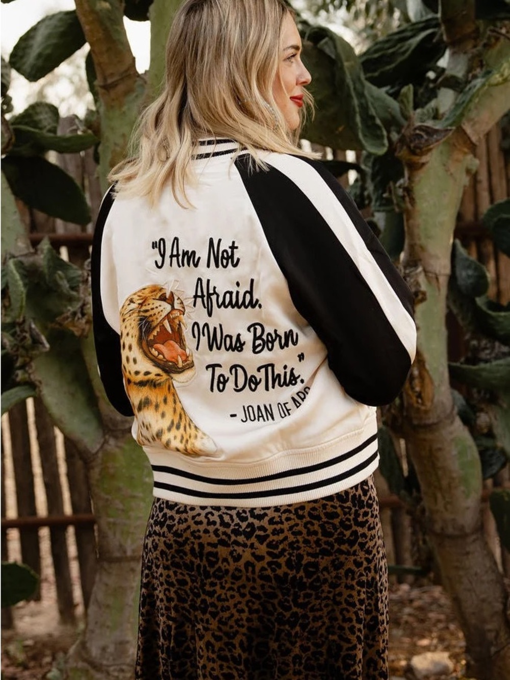 Rodeo Quincy Joan of arc bomber jacket